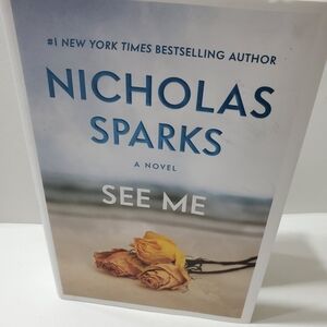 NWT Nicholas Sparks See Me Hardback book 📙📖